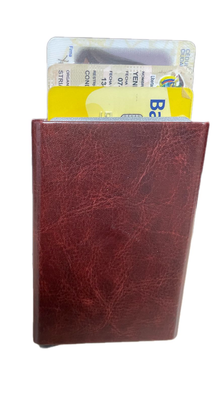 Billetera Tarjetero Pop Up Anti RFID – Aluminio Slim