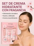 Kit Hidratación BIOAQUA Sakura – Crema, Loción y Fragancia
