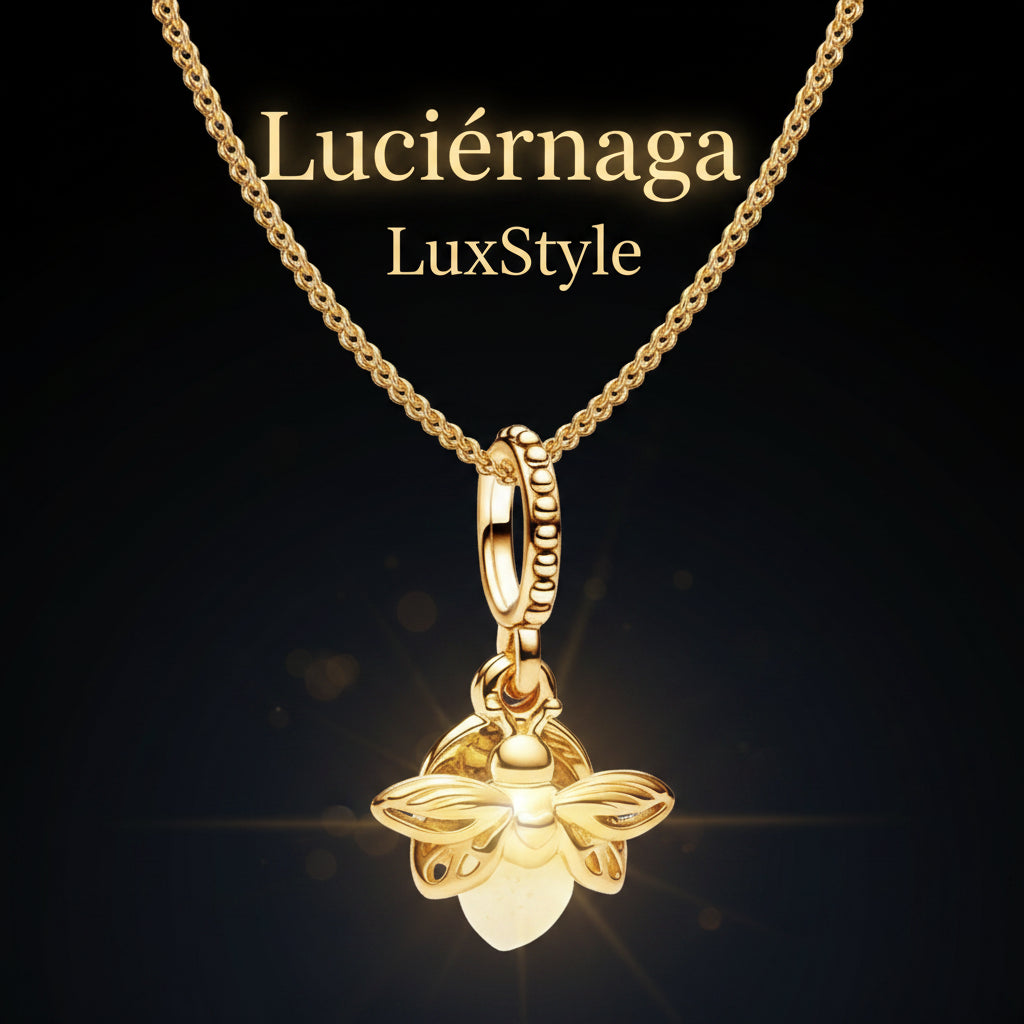 Collar Luciérnaga Evangeline – Brilla en la Oscuridad