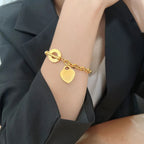 Pulsera Sobre Todo Guarda Tu Corazón – Cadena Dorada con Dije