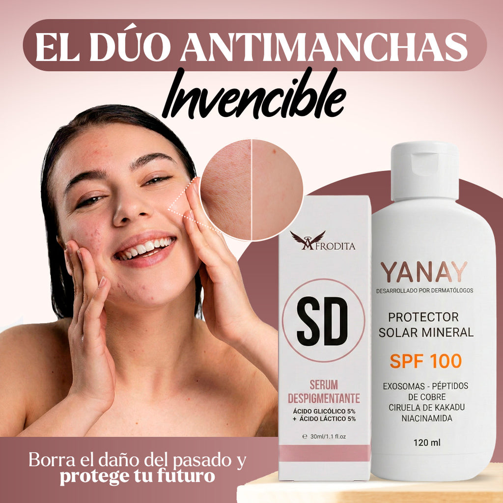 Dúo Antimanchas + Protector Solar SPF 100