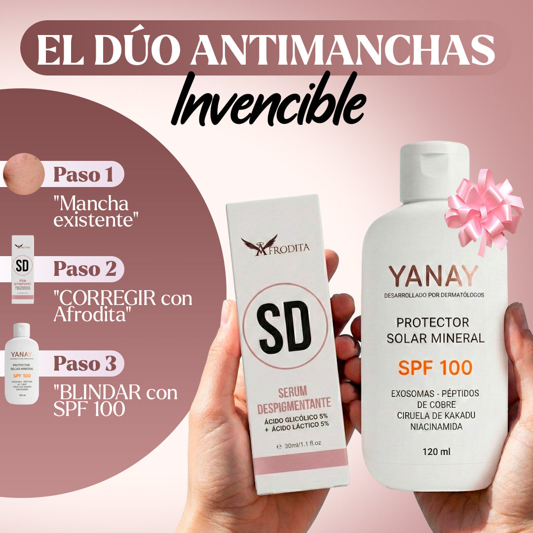 Dúo Antimanchas + Protector Solar SPF 100