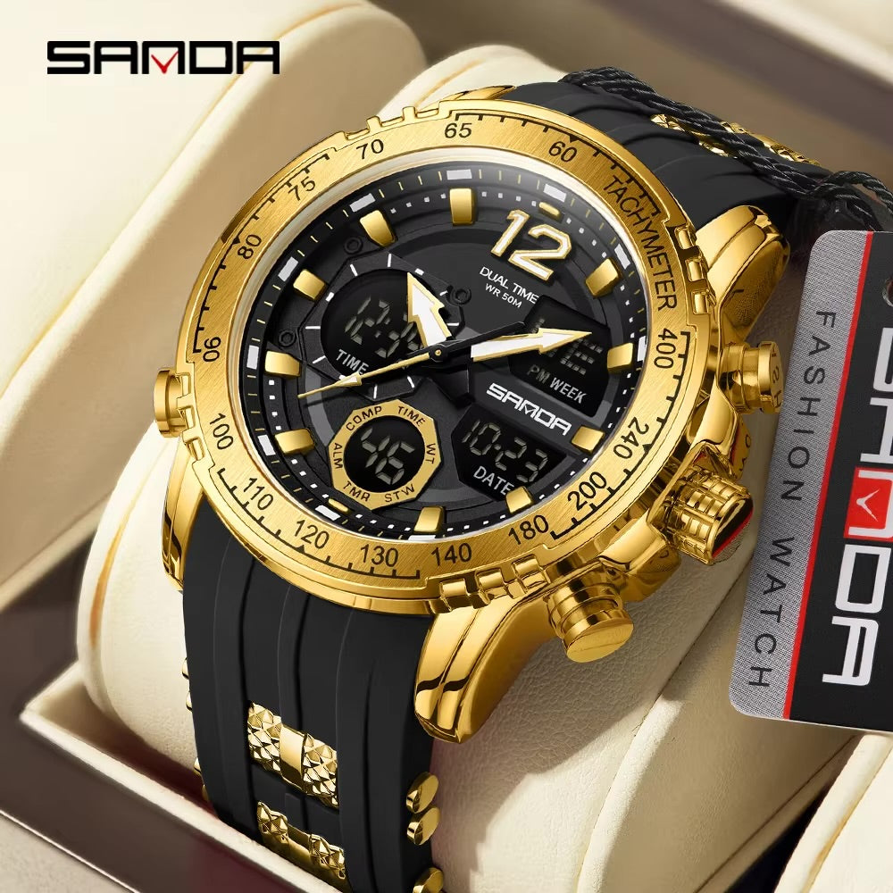 SANDA 6193 Pro™ – Reloj Táctico para Hombre