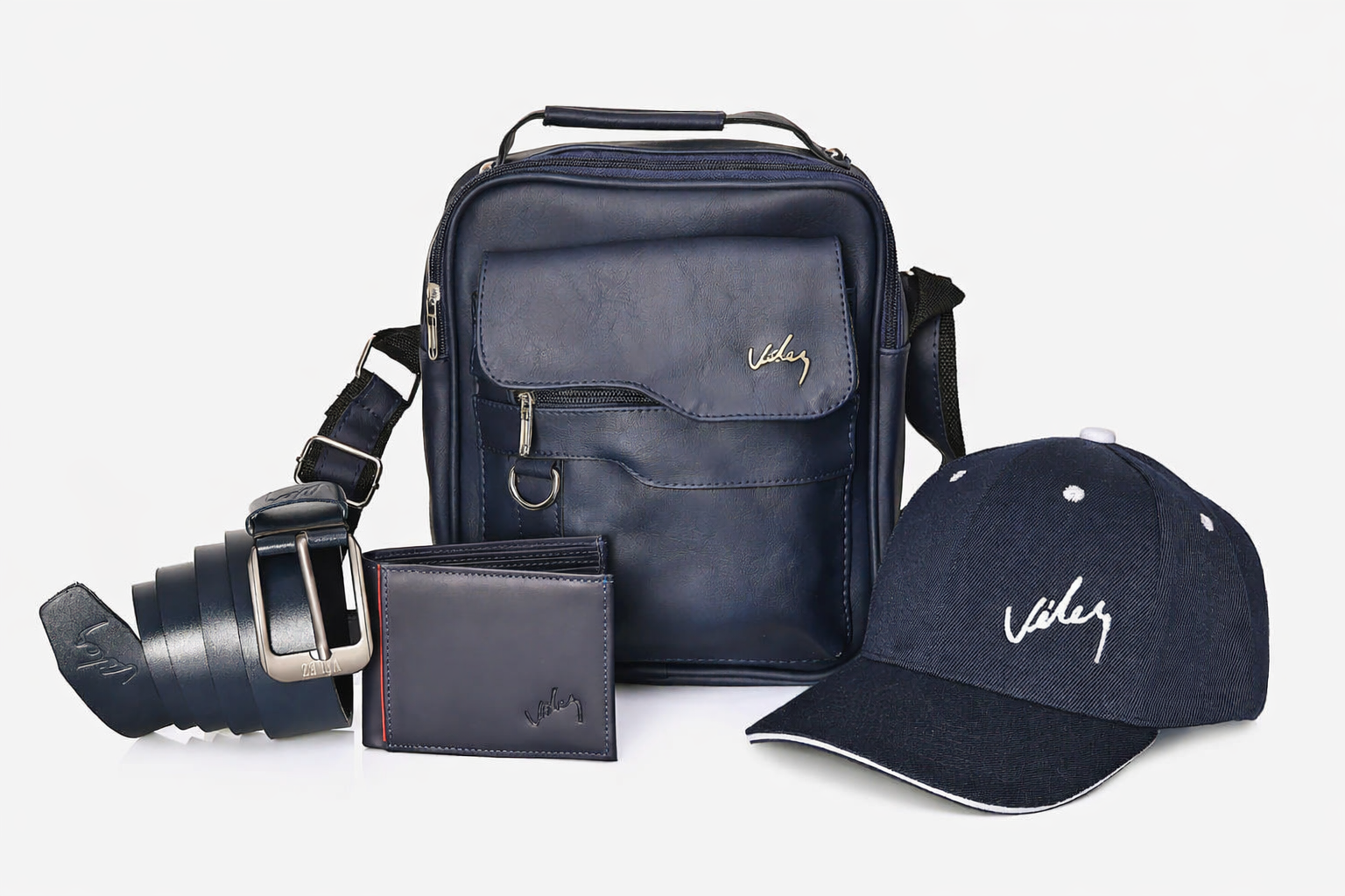 Kit Completo de Élite – Bolso + Gorra + Correa + Billetera