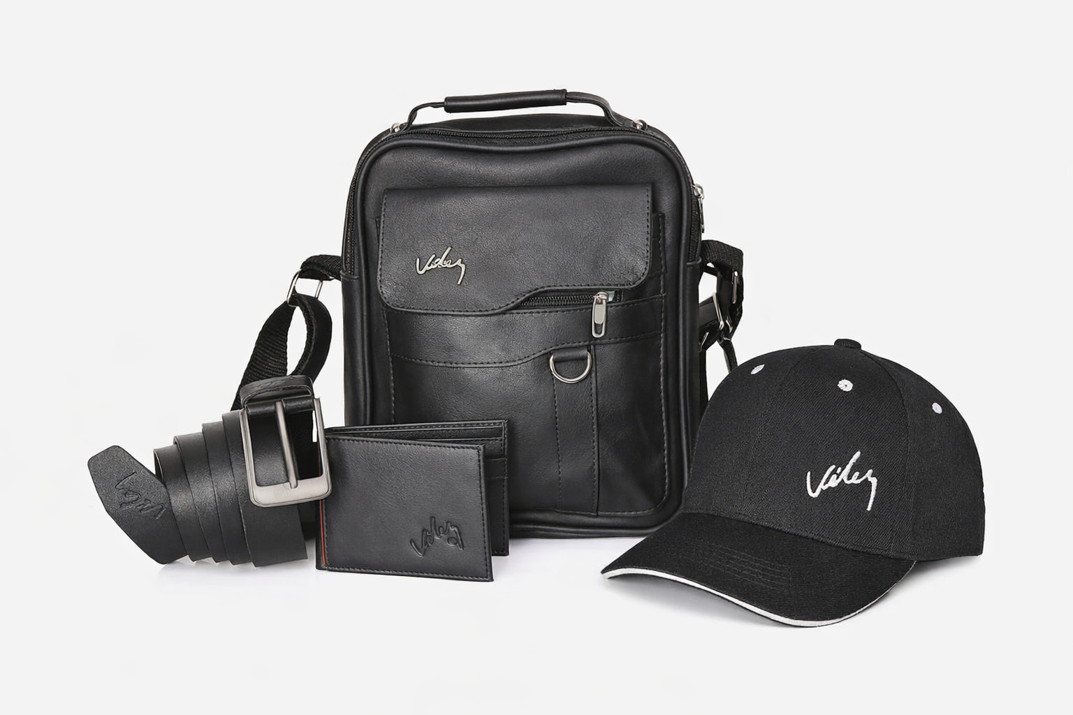 Kit Completo de Élite – Bolso + Gorra + Correa + Billetera