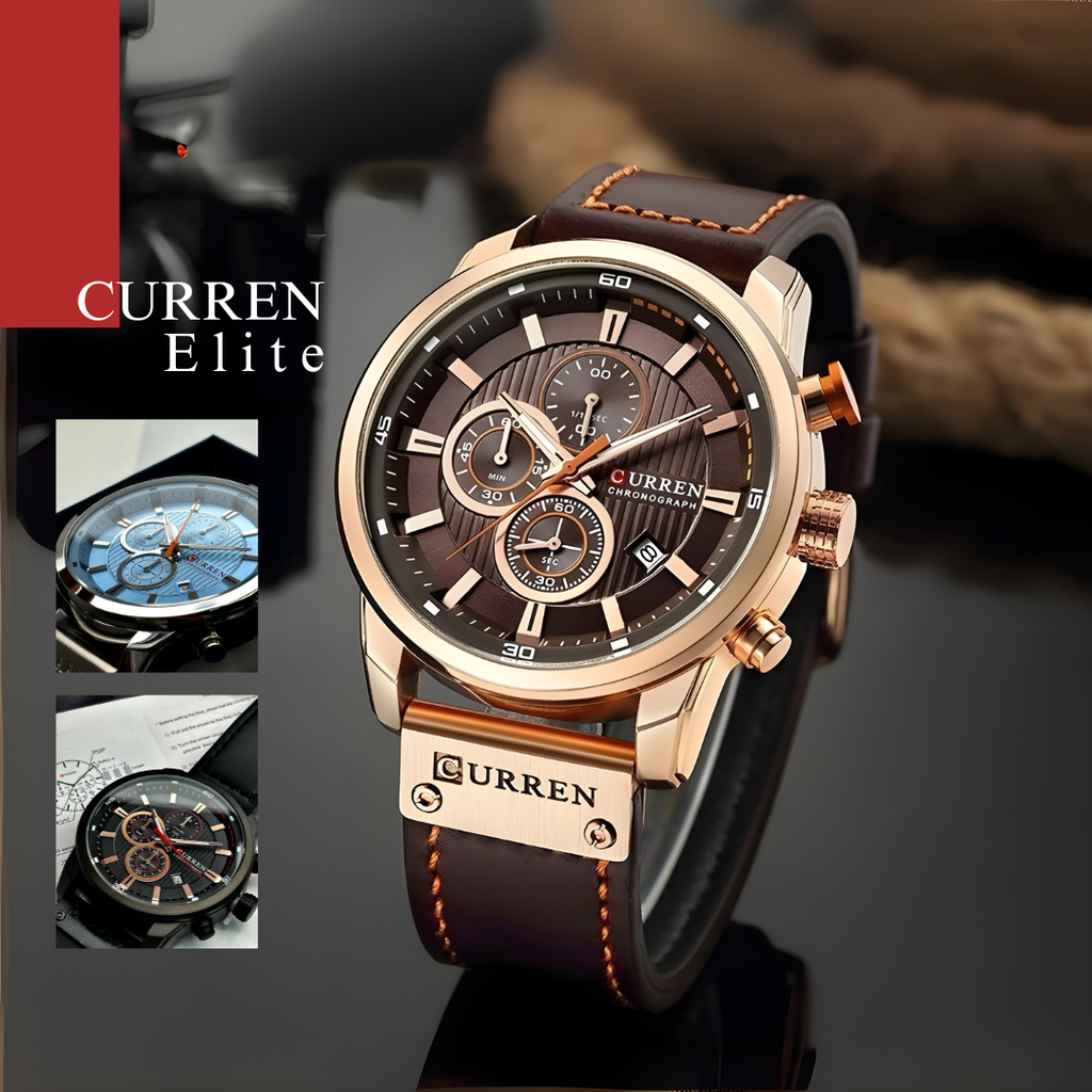 CURREN Executive Pro™ – Reloj de Lujo para Hombre