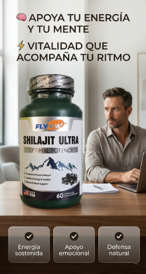 Shilajit Ultra - Energía y Vitalidad Natural | 60 Cápsulas