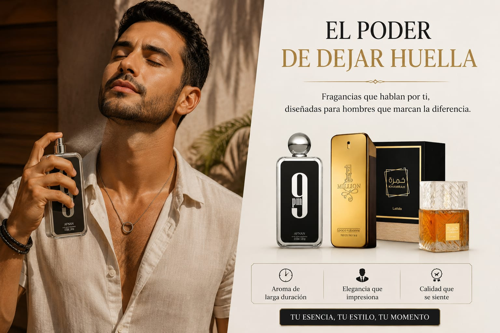 Trio Seducción — Set Premium para Él | 9PM + Khamrha + One Million