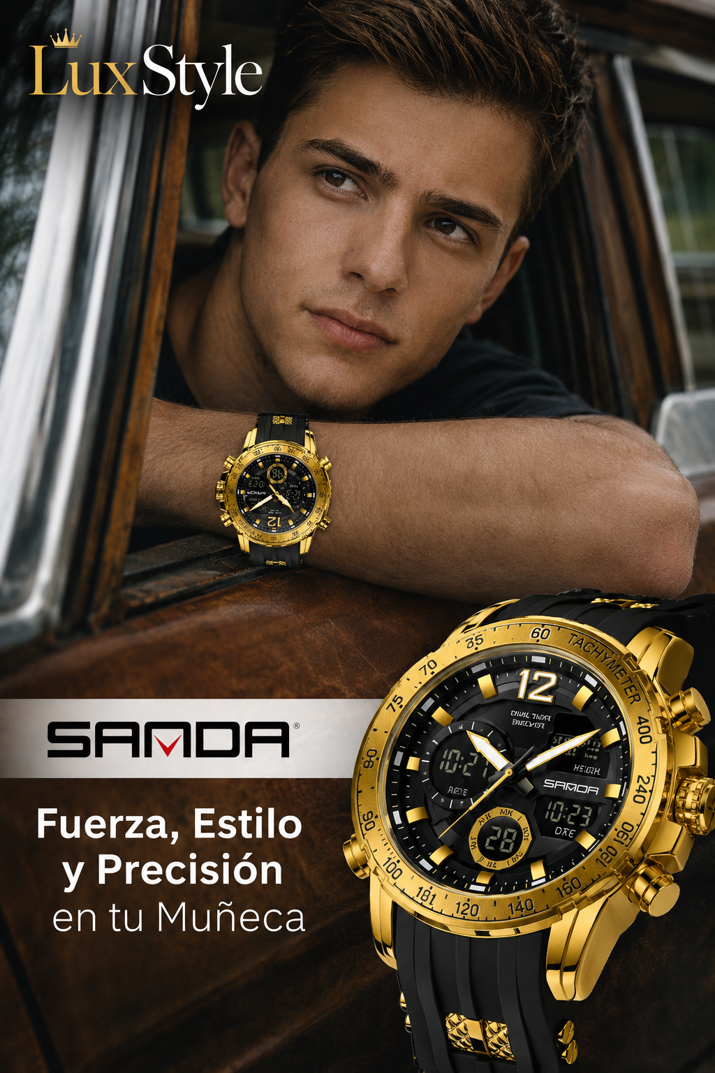SANDA 6193 Pro™ – Reloj Táctico para Hombre
