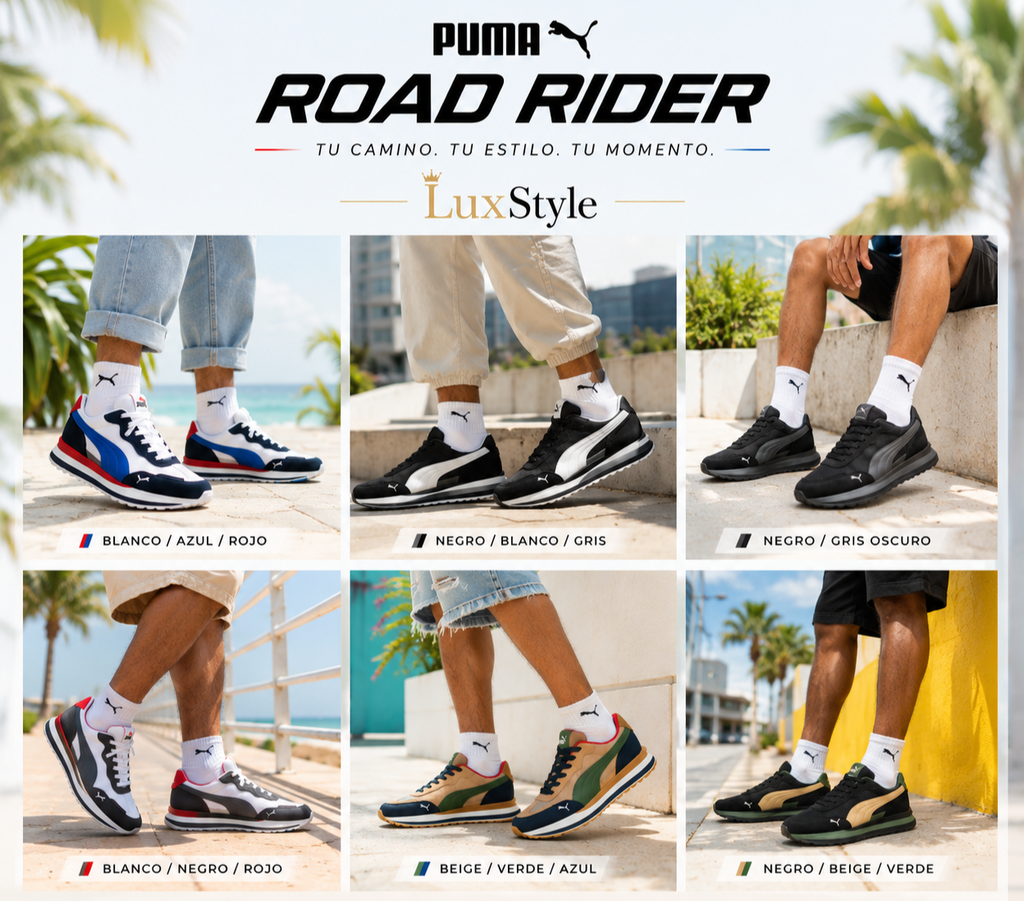 Tenis Road Rider – Retro Running Urbano