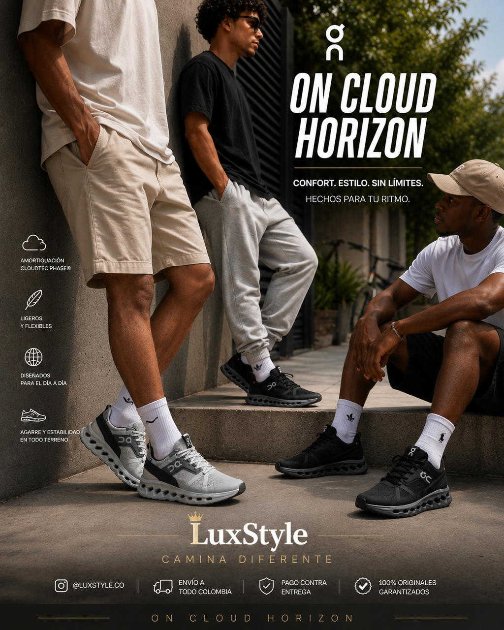 Tenis On Cloud Horizon – Running Urbano Ligero