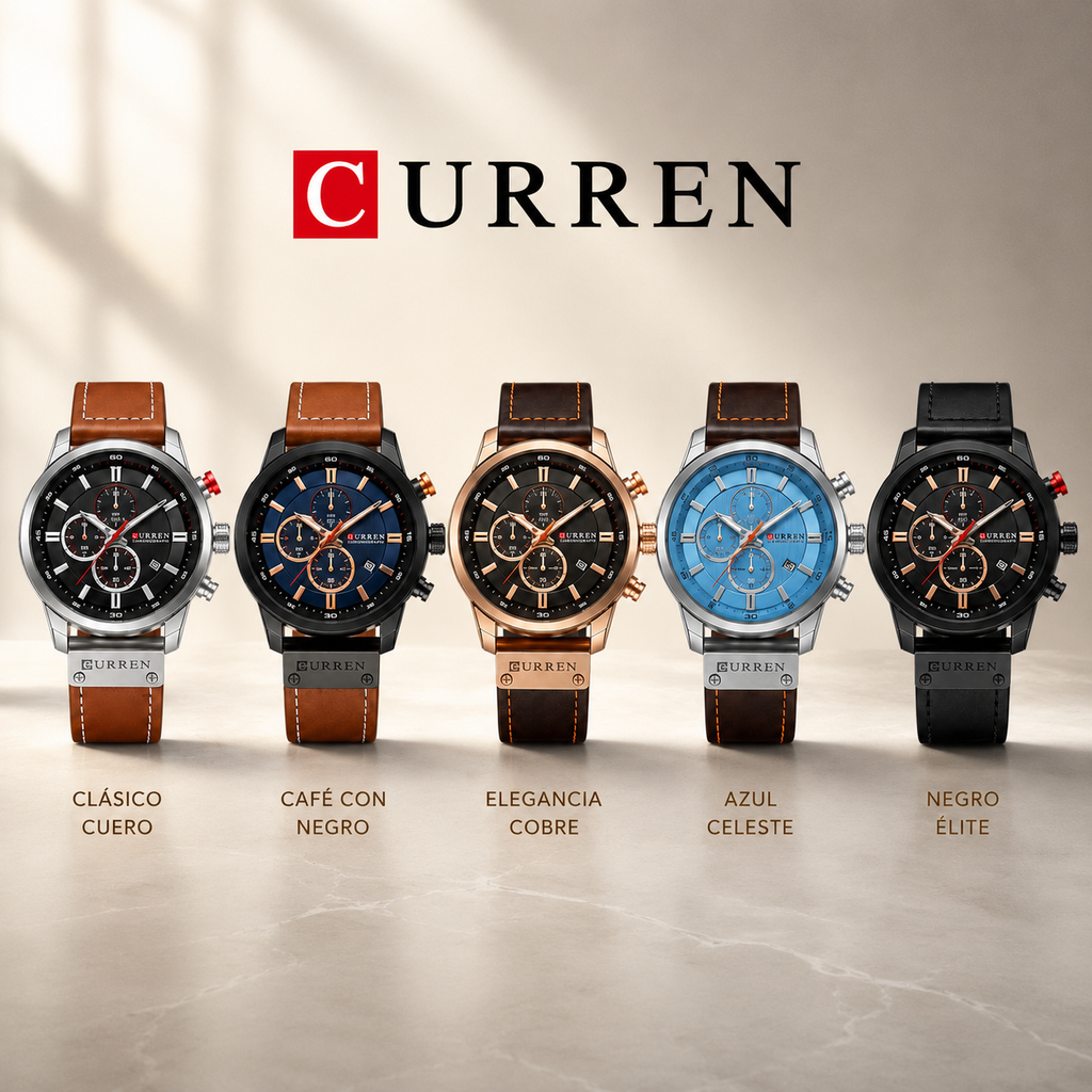 CURREN Executive Pro™ – Reloj de Lujo para Hombre